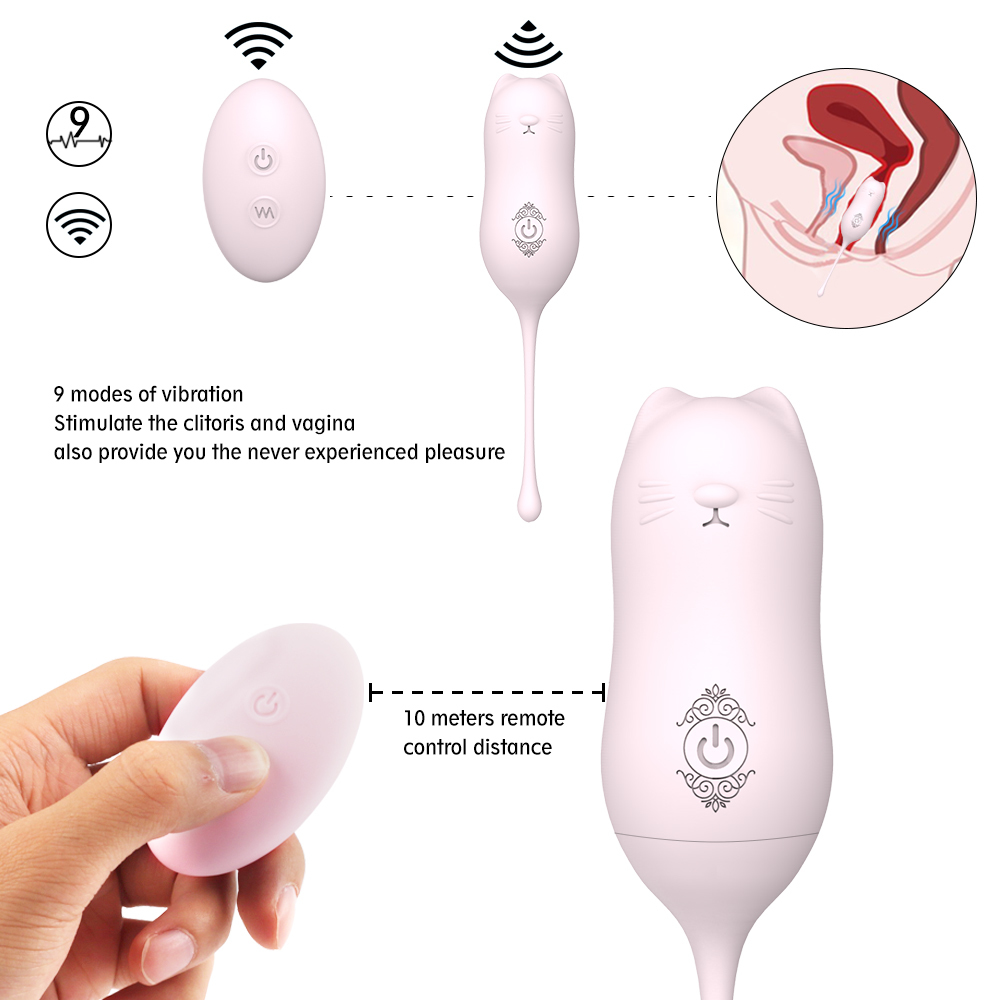 Articles de beauté Sobbie vibrateur jouets sexy pour femme 9 fréquences télécommande oeuf vibrant Stimulation du point G facile à transporter chatte jeu adulte