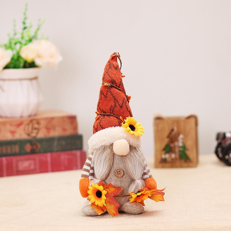 Party Decoration Gnomes Decoration Thanksgiving Halloween Gifts Faceless Doll Decoration Dwarf Sverige Autumn Handmased Family Sovrum #T2G 220908