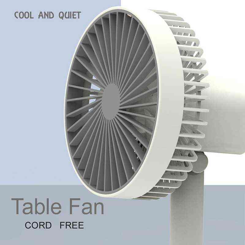 Electric Fans USB Handheld Charging Office Desktop Shaking Head Electric Fan Portable Student Dormitory Brushless Silent Small Fan T220907