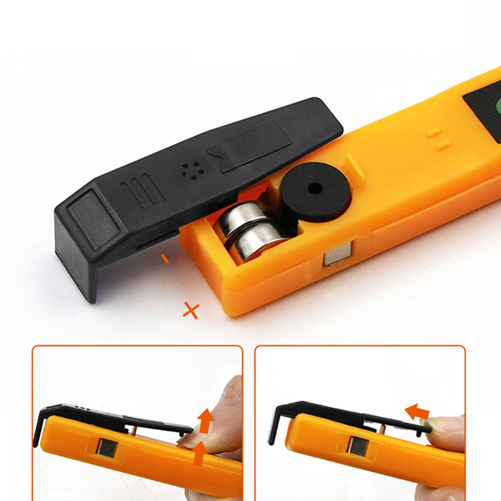 AC/DC Voltage Detector Voltage Tester Pen Meter Non-contact 70-250V with Sound Light Dual Alarm