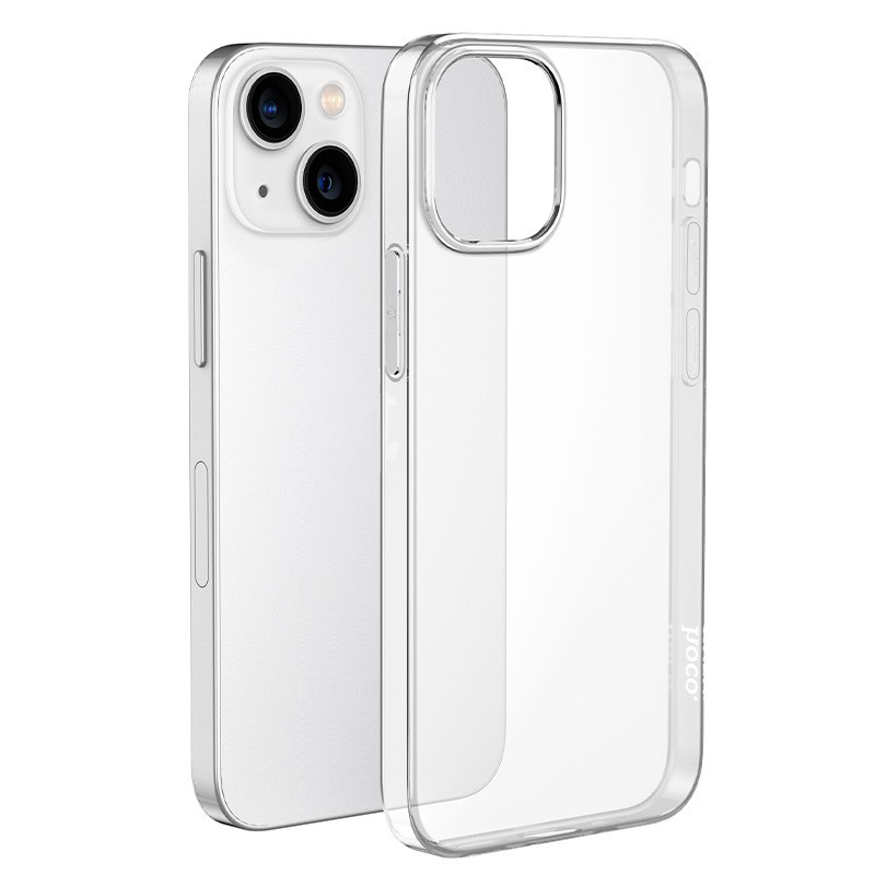 Cas de téléphone de conception de mode étuis transparents en TPU pour iPhone 14 Pro Max 2 couleurs avec boîte