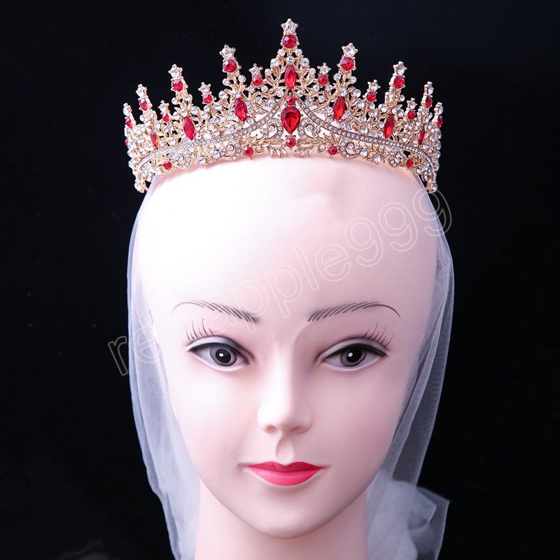 ألوان فضية اللون الكريستال الكريستال تاج المرأة Tiaras الأزياء الراقية في الغلاف الجوي للعرائس الزفاف إكسسوارات الزفاف حفلة