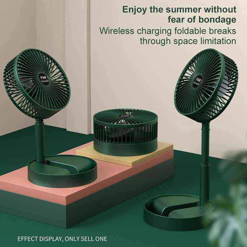 Ventiladores elétricos portátil USB Recarregável Office do escritório doméstico Fan dobrável Fan Batter Battery Mini Electric Fan T220907