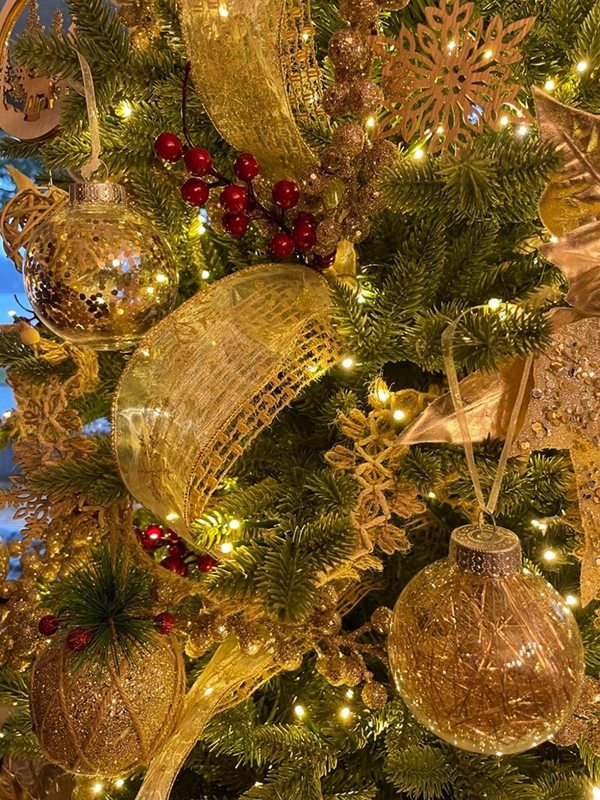 Decorações de Natal Outros suprimentos para festas de evento ornamentos de bola de plástico transparentes