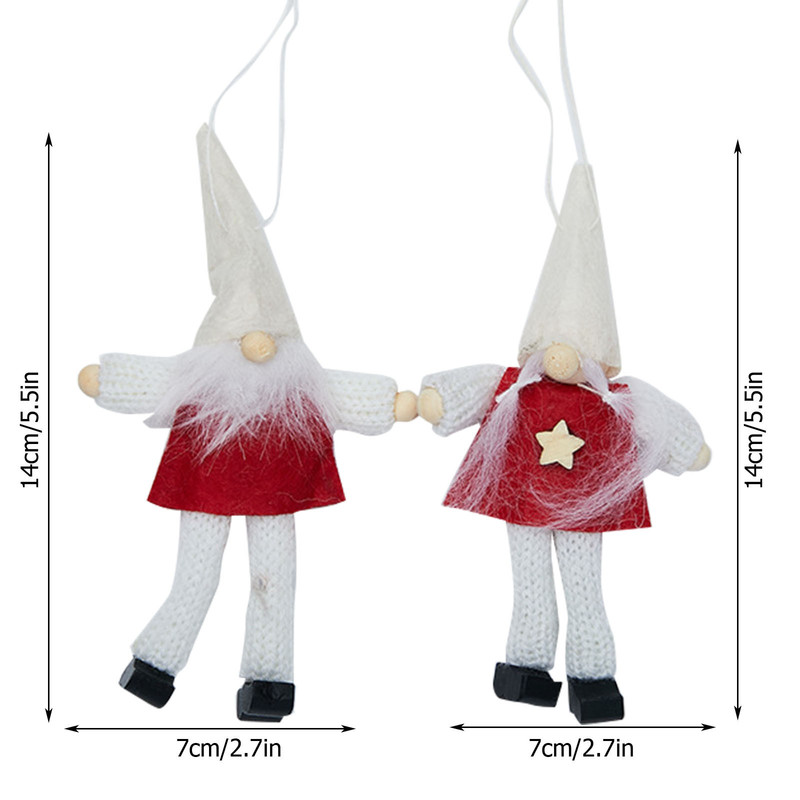 Party -Dekoration Navidad Weihnachtsbaum Anhänger Ornamente 2023 Jahr Geschenke Weihnachtspuppen Weihnachtsdekoration für Heimnatal Noel Deco #T2P 220908