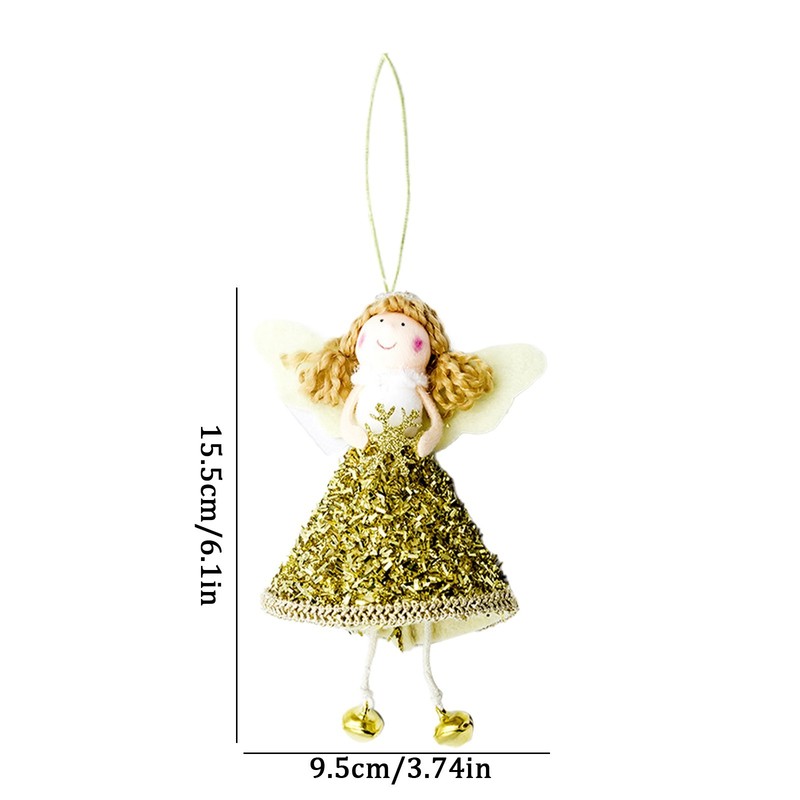Diğer Etkinlik Partisi Malzemeleri Bubble Girl sevimli payetler etek masal rüzgar kalp melek doğum günü hediyesi dekorasyon Noel ağacı süs bebekleri #50g 220908