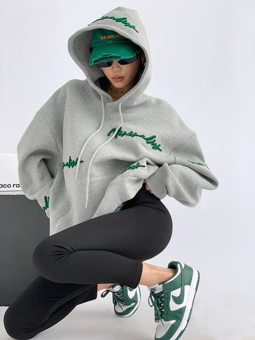 Women's Hoodies Sweatshirts spring and autumn brand embroidered hooded sweater women design sense ins fried street loose 220907