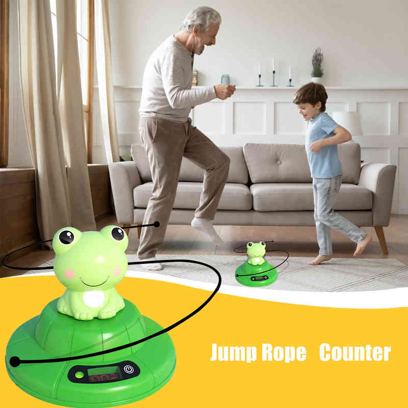 S 2022 Multiplayer Jump Machine Automatic Conting Rope Electric Skipping Rope مع وظيفة سرعة التحكم عن بُعد للأطفال البالغين 0908