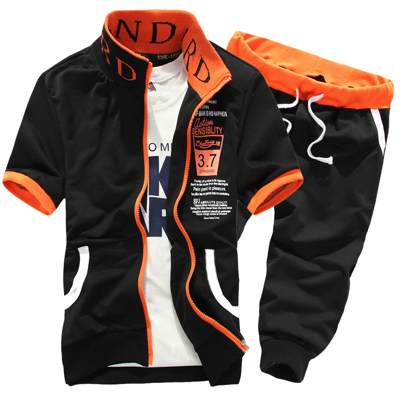 Tracksuits voor heren mode mannen korte mouw tracksuit casual sportieve pak hoodies en shorts m-xxl ayg276 220909