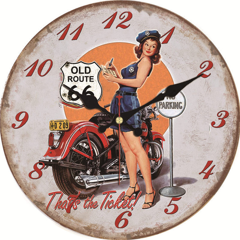 Настенные часы horloge кухня деревянные винтажные круглые настенные часы розовые цветы Reloj de pared тихий тихий часы на стене салон 220909