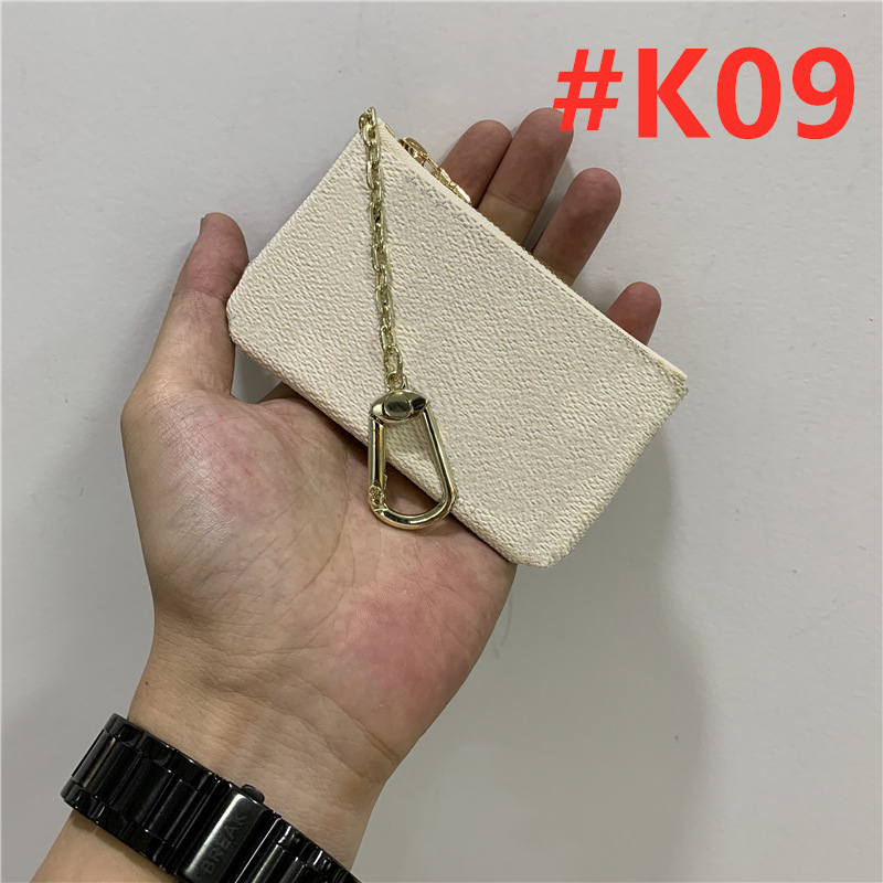 Key Pouch Key Chain Wallet Mens Pouch Key Wallet Card Holder Handbags Leather Card Chain Mini Wallets Coin Purse K05 00856261F