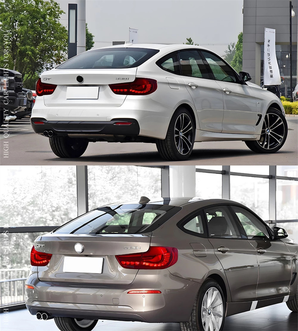 F34 GT 2013-20 20 320i 328i 330i 335iグランツーリスモLED Auto Taillightアップグレードドラゴンスケールデザインターンシグナルランプのためのカーテールライト