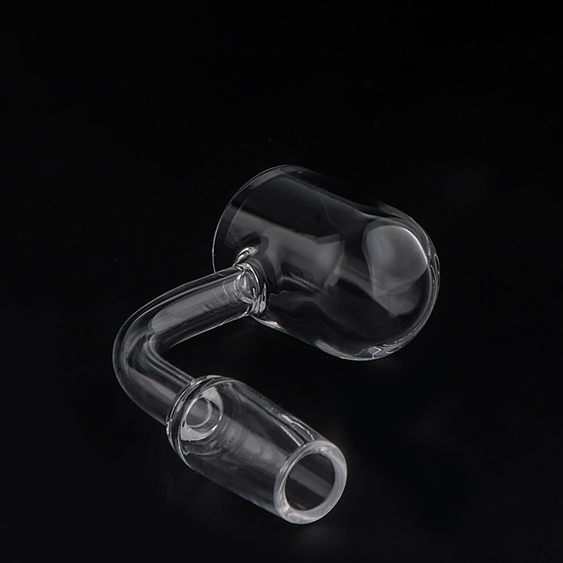 DHL Smoking Round Bottom 4mm Thick Bottom Quartz Banger Beveled Edge Nails With 2mm Male Female 10mm/ 14mm/ 18mm Bangers For Dab Rigs