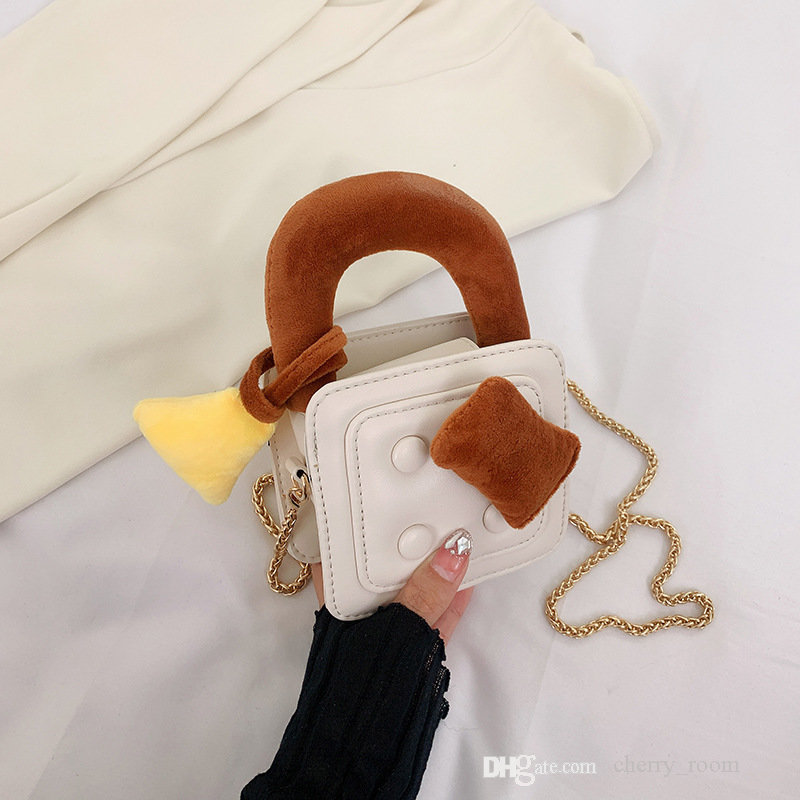 Детские модные сумочки 2022 Осенний зимний бисквит-форма для девочек текстура