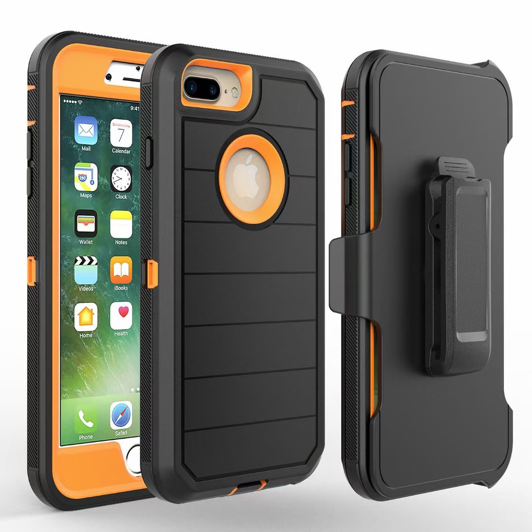 For iPhone 15 Plus 6.7 6.1 inch Pro Max iPhone15 Strip Defender Case iPhone 15pro Logo Hole Cases Belt Clip Full-Body Out Door Skin Rugged Built-in Kickstand