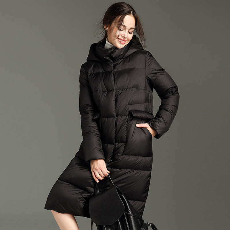 Parkas en duvet pour femmes, article en vente, prix spécial, vestes rembourrées, surdimensionnées, amples, à capuche, longues, chaudes, décontractées, Contour, 220909