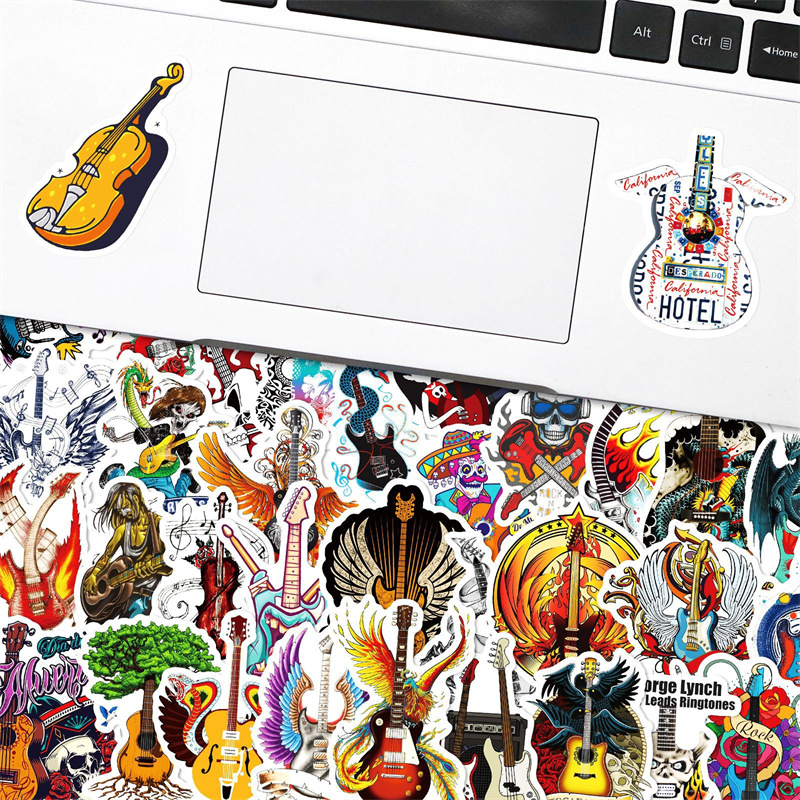 Rock Stickers Band Music sticker Graffiti Stickers for Laptop Skateboard Motorcycle Decals