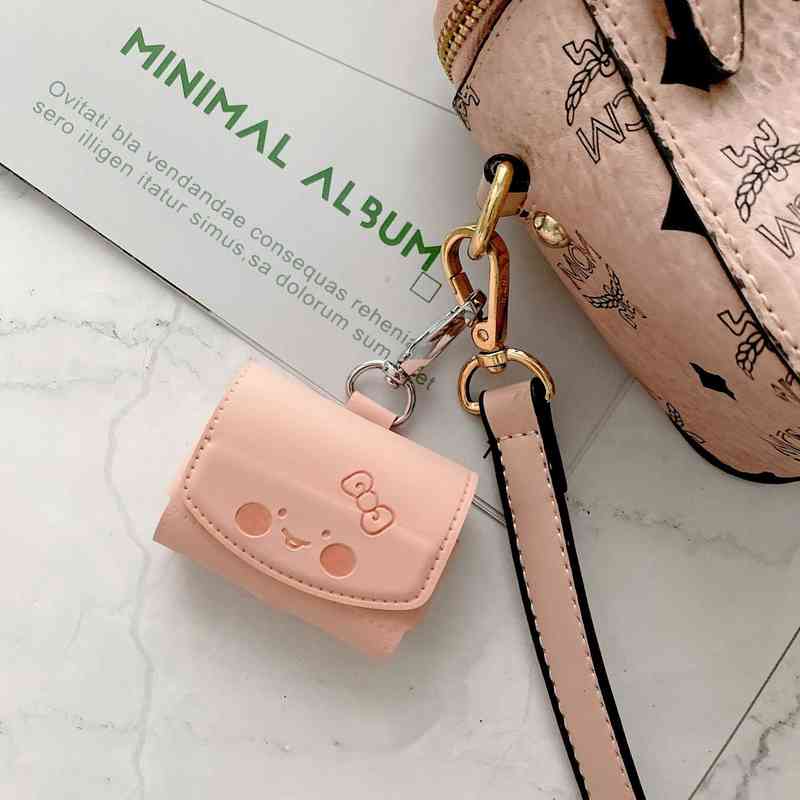 Keychains Cartoon Airpods portátil Keychain Bear Bear Anti-Drop AirPods Bluetooth Headset Caso Proteção Chave Acessórios da cadeia de chaves T220909