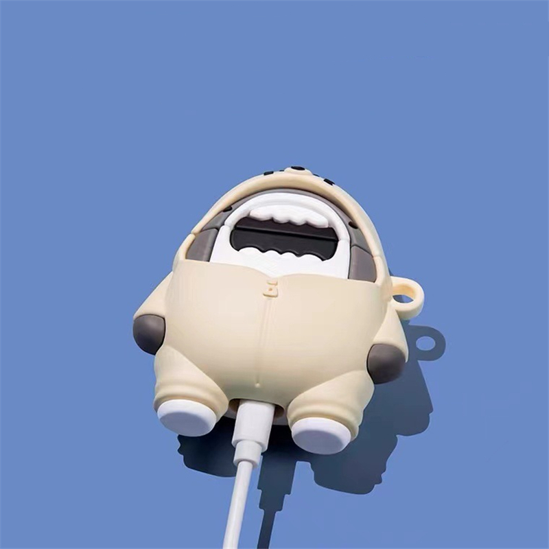 Case for Airpods 3 2 Pro Akcesoria słuchawkowe Silikonowa kreskówka Spaceman Soft anty-leadne Kreatywne Kreatywy Shark