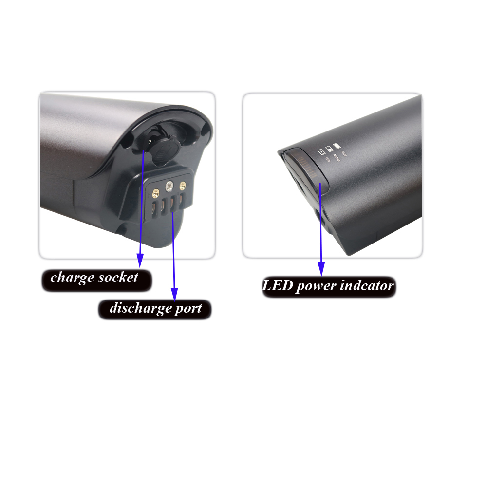 Replacement Macwheel Ebike Li Ion Battery Pack 36V 48V 10.4Ah 500W 750W Electric Bike GEN3 The