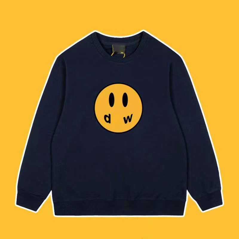 Quality Draw Hoodie Winter Cotton Liner Smile Anime Y2k Men Sweatshirts Causal Hot Plain Drews Barrier Soft Streetwear Young Man F0VS