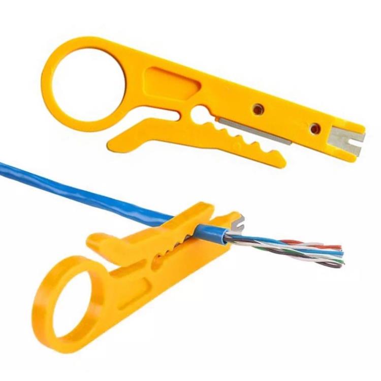 Rotary Punch Down Network UTP Cable Cutter Ciseaux Stripper RJ45 Cat5 RJ12 RJ11 CAT-5e CAT-6 câble Punch-Down Wire Tool SN4684