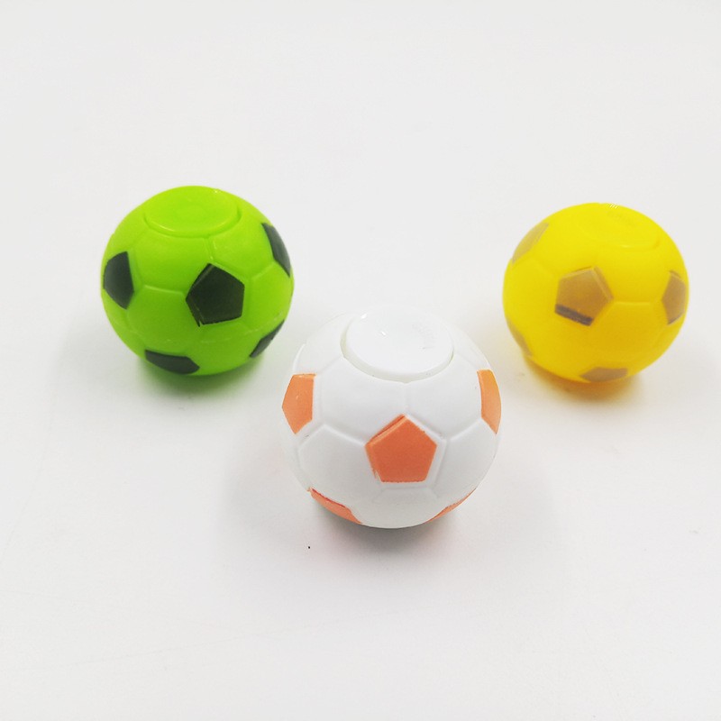 Nya LED-dekomprimeringsleksaker Soccer Fingertip Finger Spinning Gyro Stressreducerande leksaker f￶r barn 96