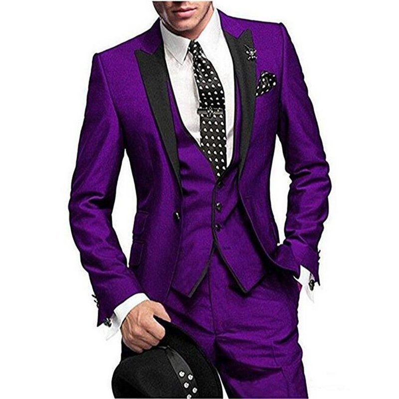 Costumes pour hommes Blazers costume pour hommes coupe ajustée 3 pièces smoking bordeaux doux-costumes de mariage pour hommes revers cranté marié smoking Terno veste pantalon gilet 220909