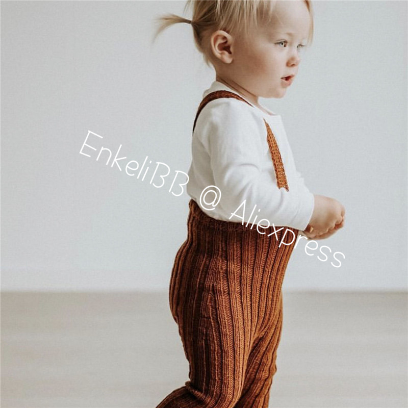 Overalls EnkeliBB Sehr empfehlenswerter Winter-Strickoverall für Kleinkinder, Jungen und Mädchen, schöne Farbe, warme Kinderunterteile aus Wolle, Babyhose 220909