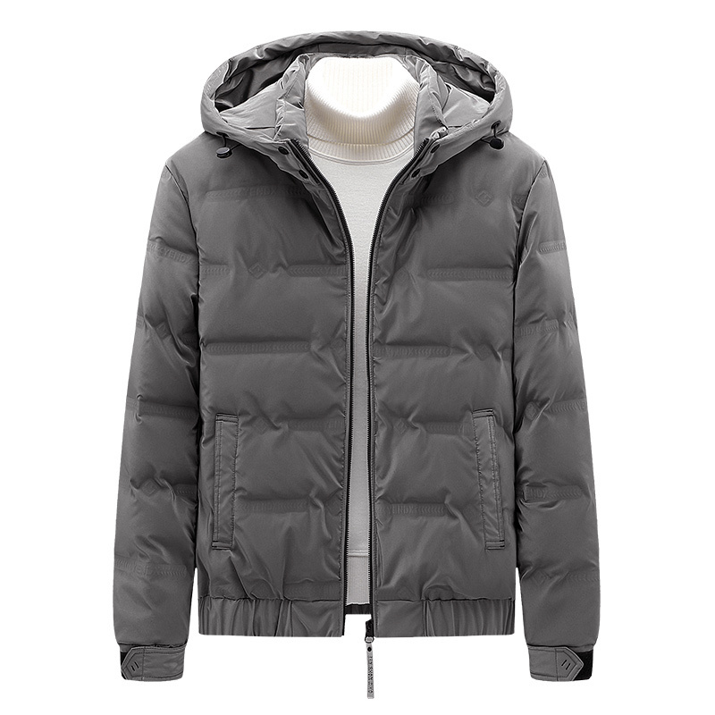 Piumino da uomo invernale caldo piumino da uomo cappotto casual spesso con cappuccio Parka solido piumino d'anatra bianco piumino da uomo piumino staccabile 220909