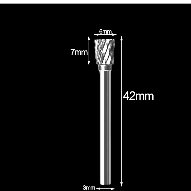 New 1/8" Shank Tungsten Carbide Milling Cutter Rotary Tool Burr Double Diamond Cut Rotary Dremel Tools Electric Grinding