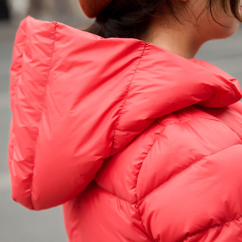 Parkas para mujer Abrigo de invierno para mujer Chaqueta ultraligera Chaqueta acolchada Chaquetas de marca Parkas sin peso Parka con capucha Botón casual Outwear 220909