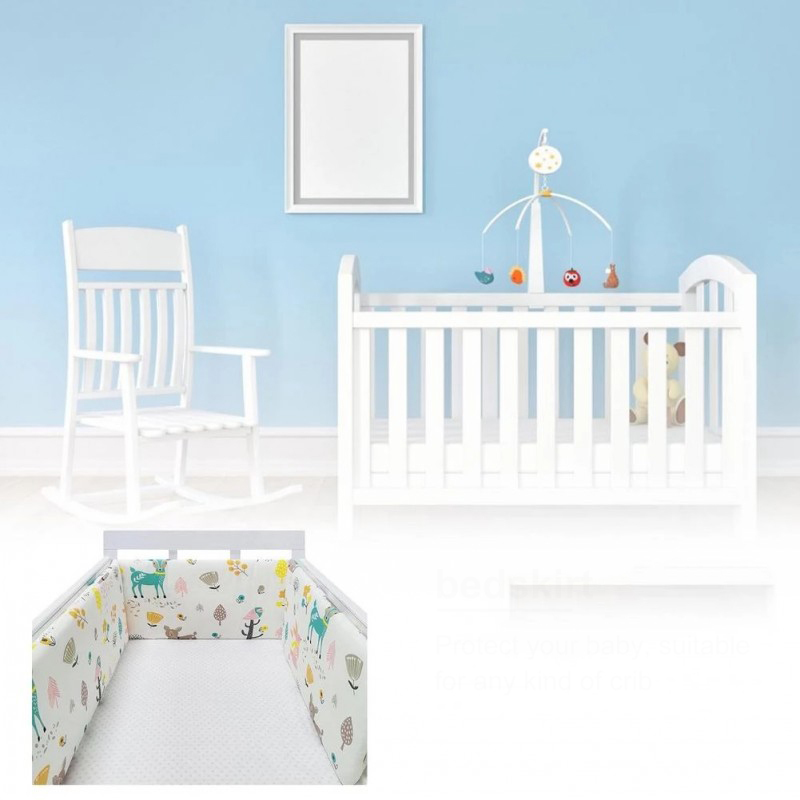 Bead Rails Baby Crib Bumper Set Born Polka Dot Cotton Print Cot Bumpers в кроватке для детского защитника для мальчика для мальчика мальчика 20030см 220909