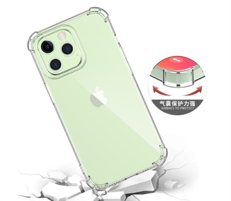Casos de telefone transparentes transparentes de TPU de TPU Protecter Caso de choque traseiro de silicone para iPhone 14 13 12 mini 11 Pro x xs max xr 7 8 6 Plus 2022