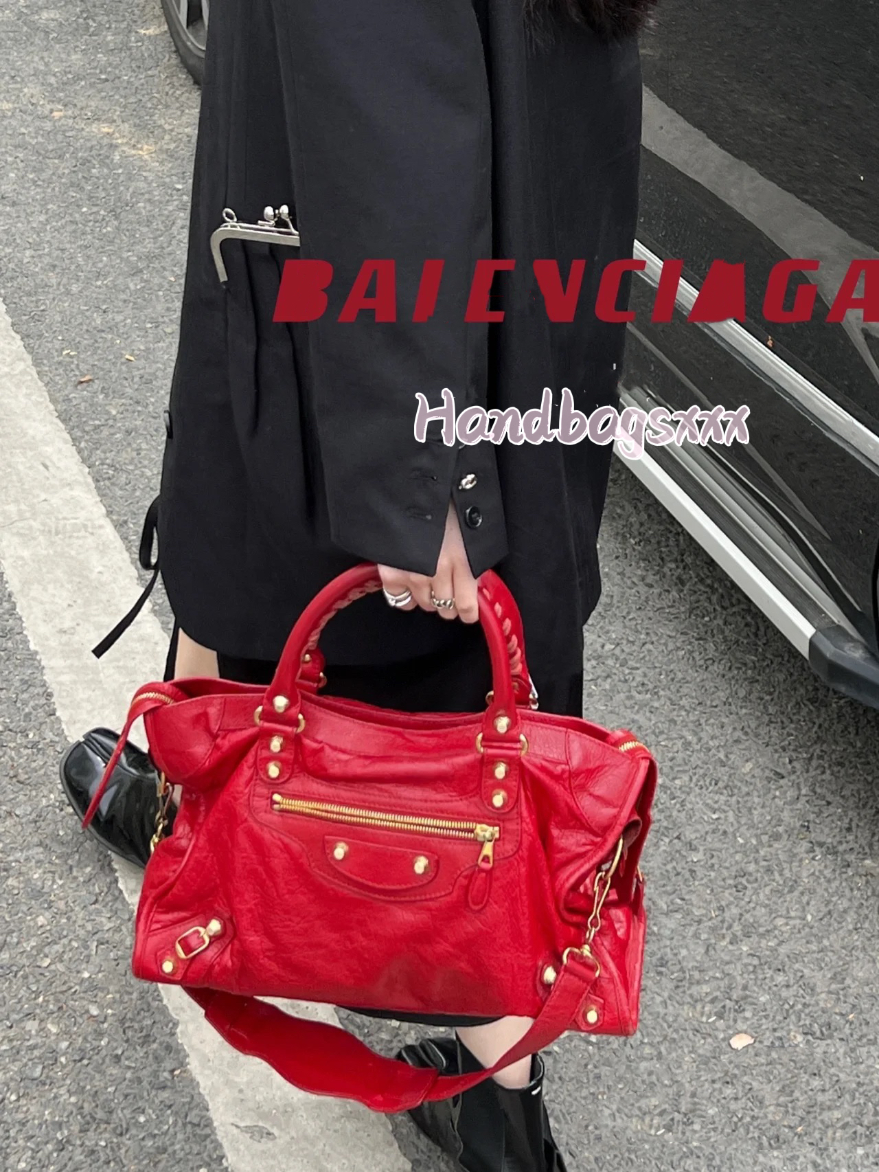 Borse da designer di borse cittadini classiche donne da donna con spalla di moda traversa con fibbia in metallo di grande capacit￠ 26 cm