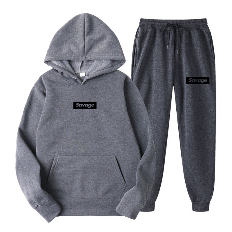 Herren Trainingsanzüge Savage Männer Frauen Trainingsanzug Hoodies Casual Langarm Pullover Hosen Anzug Fleece Mit Kapuze Sportswear Anzug Zwei Stück Sets 220909