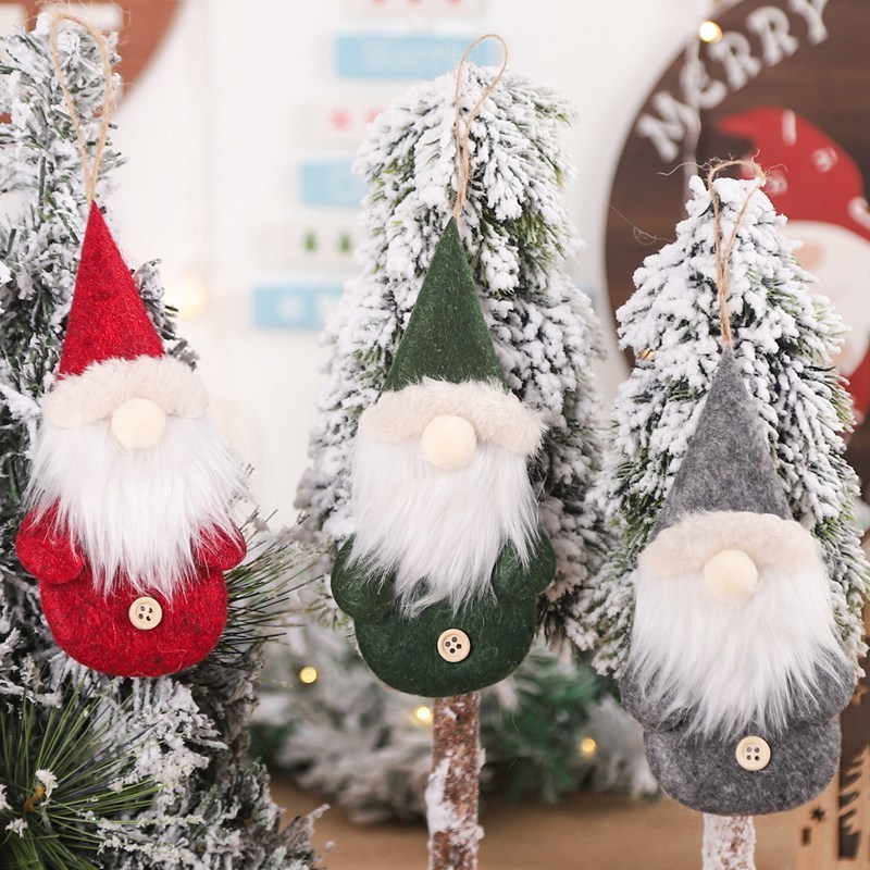 Outras festa de eventos suprimentos de natal brinquedo boneca sem rosto decorações para o ornamento de casas Navidad Noel Natal presentes sim 220908