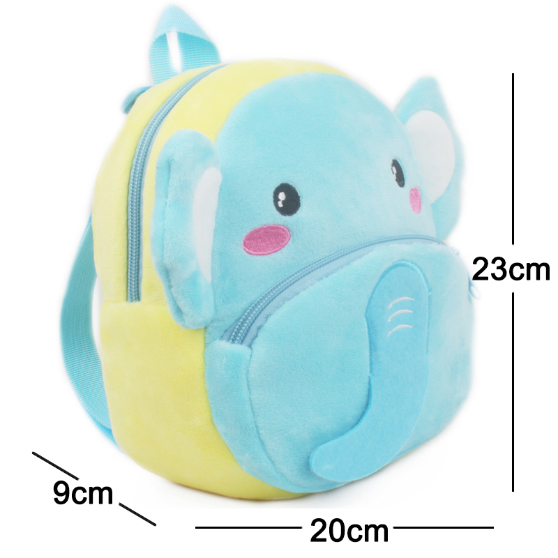 Plecaki 3D kreskówki pluszowe dzieci plecaki w przedszkorze torby szkolne dla dzieci i dziewcząt plecaki urocze zwierzęce dzieciak bukmowy 220909