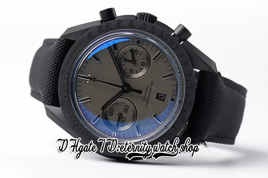 BBT Dark Side Moon bt311 92 44 51 01 005 Herrenuhr 9300 Chronograph Automatik Schwarzes Zifferblatt Stickmarkierungen Edelstahlgehäuse Leder Str221z