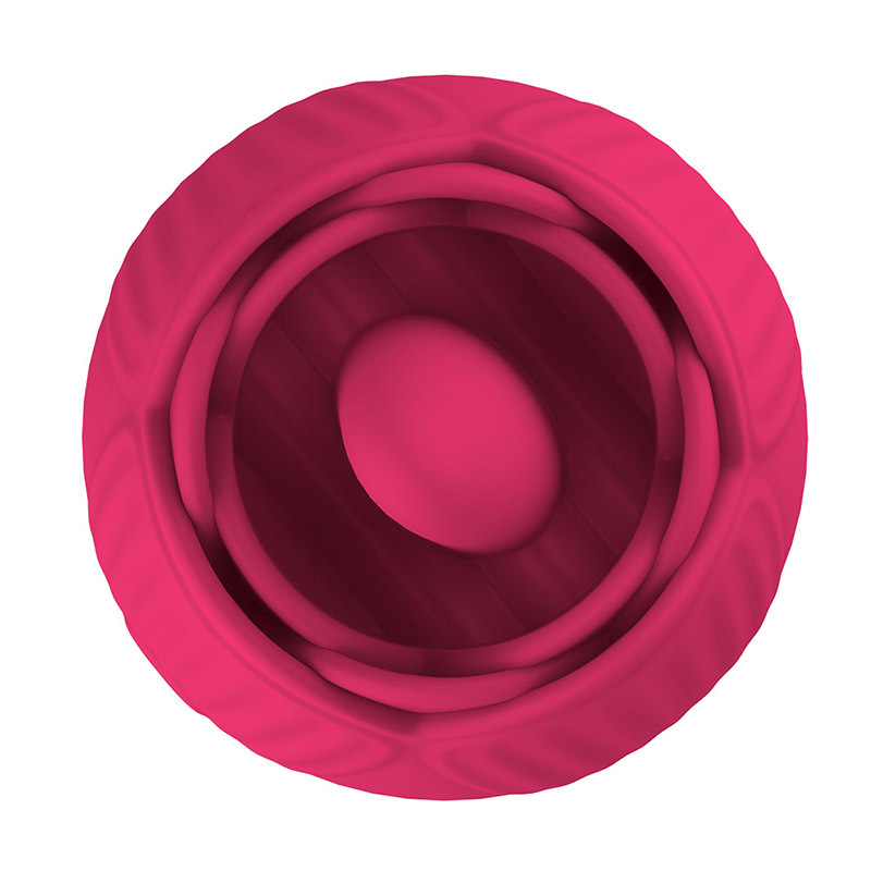 Potente vibratore giocattolo rosa con lingua che lecca stimolatore del clitoride del clitoride del capezzolo orale Giocattoli del sesso femminile