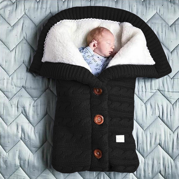 Blankets Swaddling Winter Baby Boys Girls Blanket Envelope Thicken Polar Fleece Infant Swaddle Sleeping Bag For borns Baby Bedding Wrap 220909