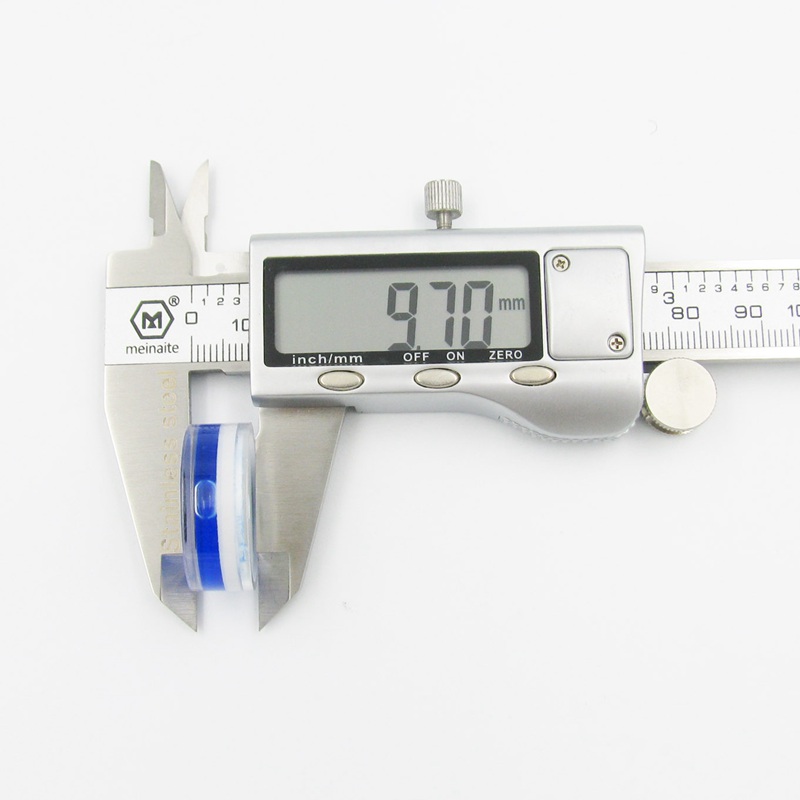 /lote haccury 25x10mm Instrumento de medição de nível acrílico Bolha de nível de espírito universal