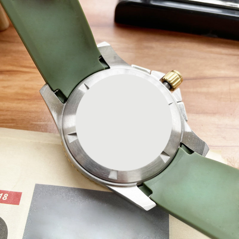 Ontwerp heren automatisch horloges mechanische beweging keramische ring roestvrij staal man sport pols horloge 41 mm 12 mm reloj hombre