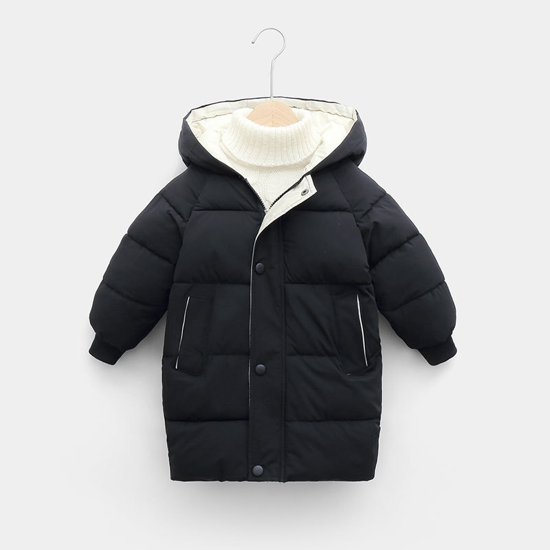 Manteau en duvet Manteau d'hiver pour enfants Adolescents Bébés Garçons Filles Cottonpadded Parka Manteaux Épaissir Chaud Longues Vestes Enfant Enfants Vêtements d'extérieur 220909