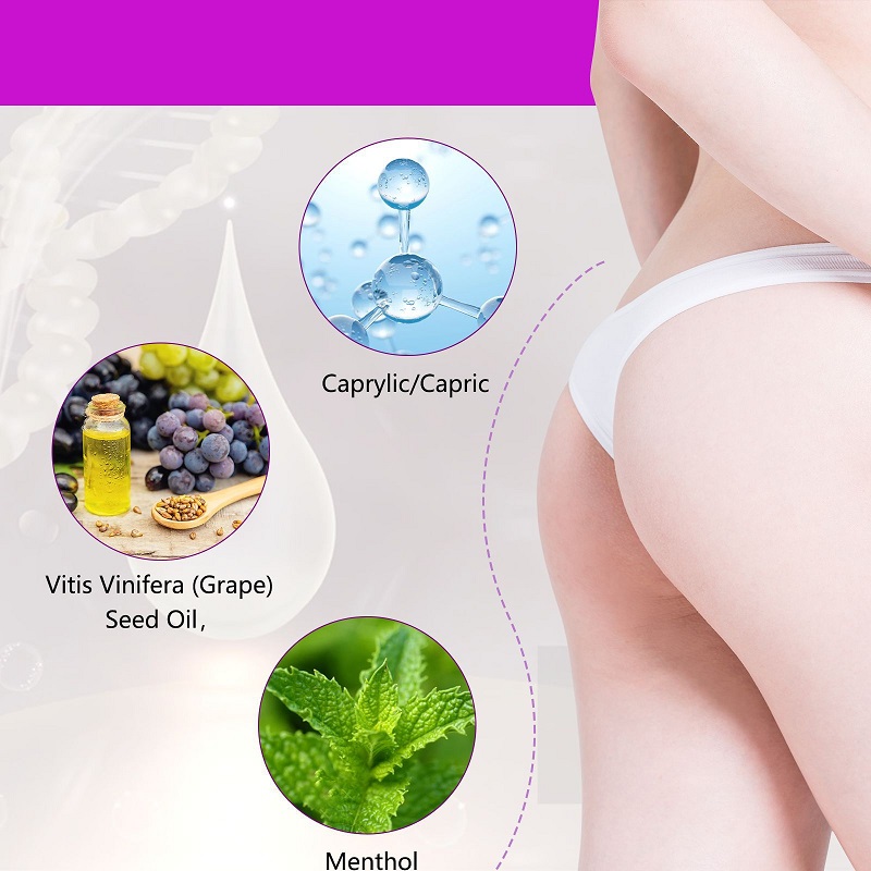 Olio essenziale solleva d'anca il calo del calcio le donne rimozione della cellulite olio di massaggio con tela naturale naturale