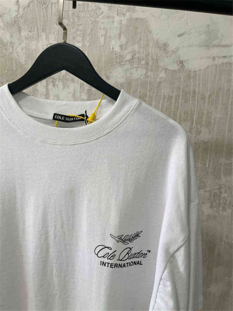 Herren T-Shirts T-Shirt Cole Buxton Kain Berat 2022SS 1 Kaus Atasan Besar Kualitas Tinggi T-Shirt CB Tag Asli T220909