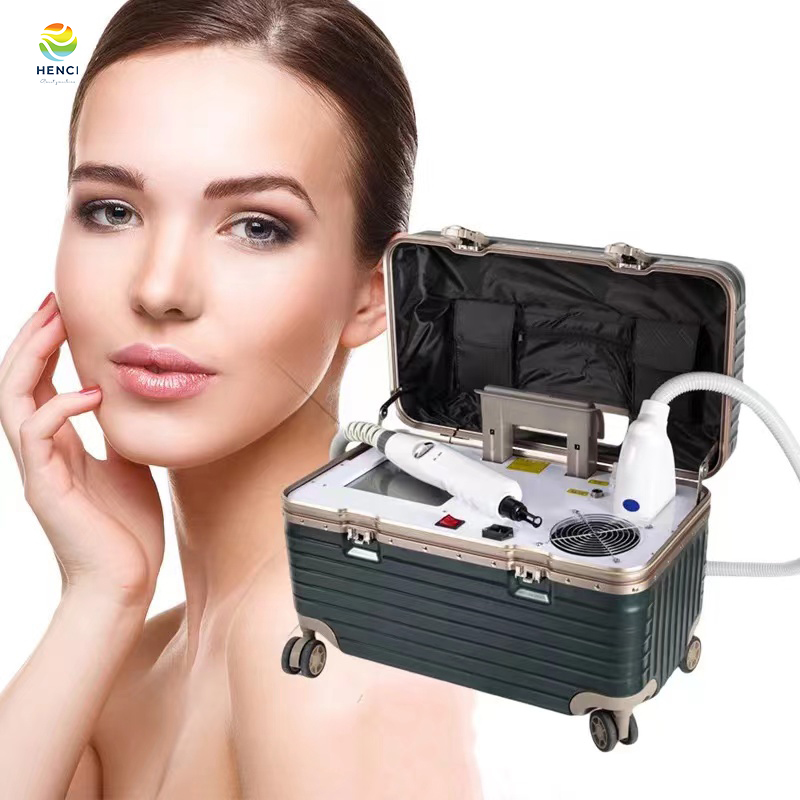 Moveable 532nm 1064nm 1320nm nd yag laser spot tattoo removal carbon laser peel machine for skin whitening CE 2022