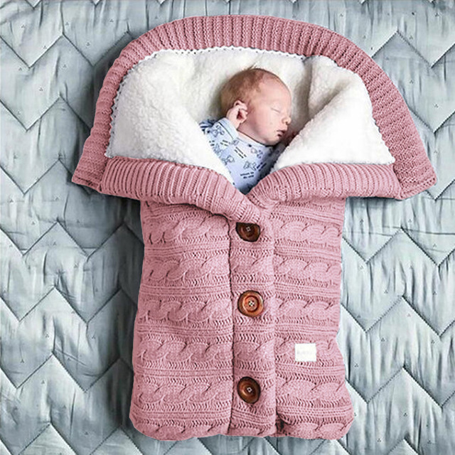 Decken Swaddling Winter Baby Jungen Mädchen Decke Umschlag Verdicken Polar Fleece Infant Swaddle Schlafsack Für geborene Baby Bettwäsche Wrap 220909