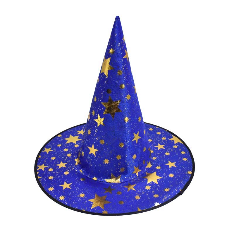 2022 NYTT Fashion Pentagram Party Cosplay Halloween Hat Personlighet Unisex Wizard Pointed HAT4629386