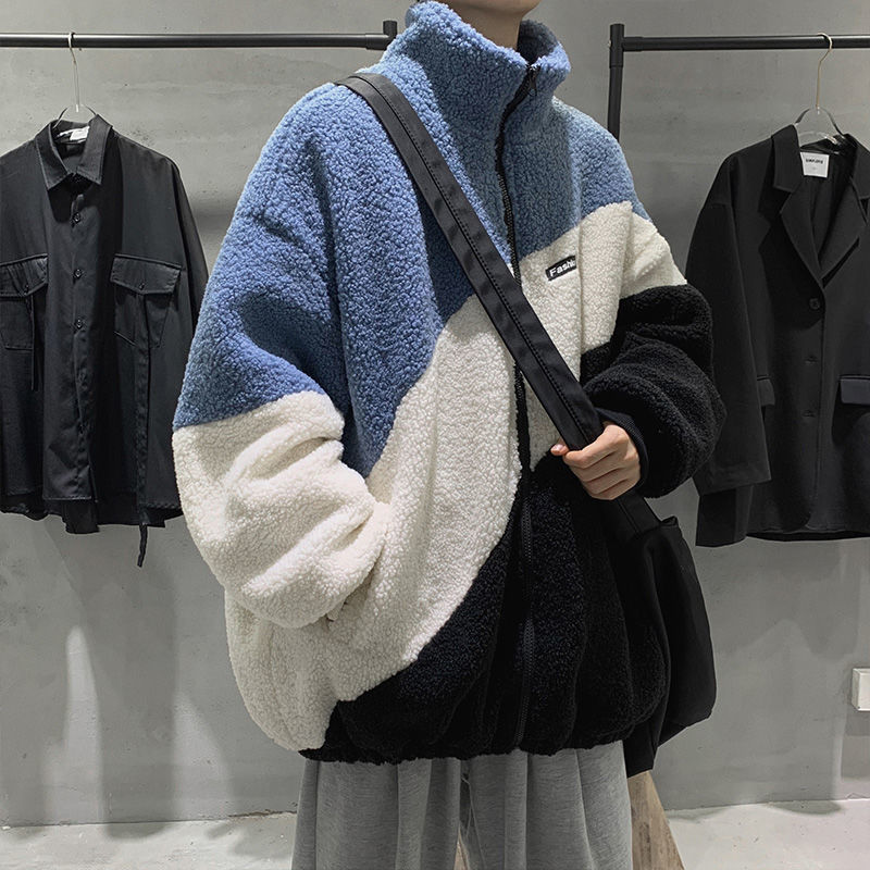 Mens Down Parkas Winter Coats For Men Casual Plus Velvet Warm Jacket Outerwear Zipper Male Sweetshirt Coat Korean Streetwear Fleece Hoodies 220912